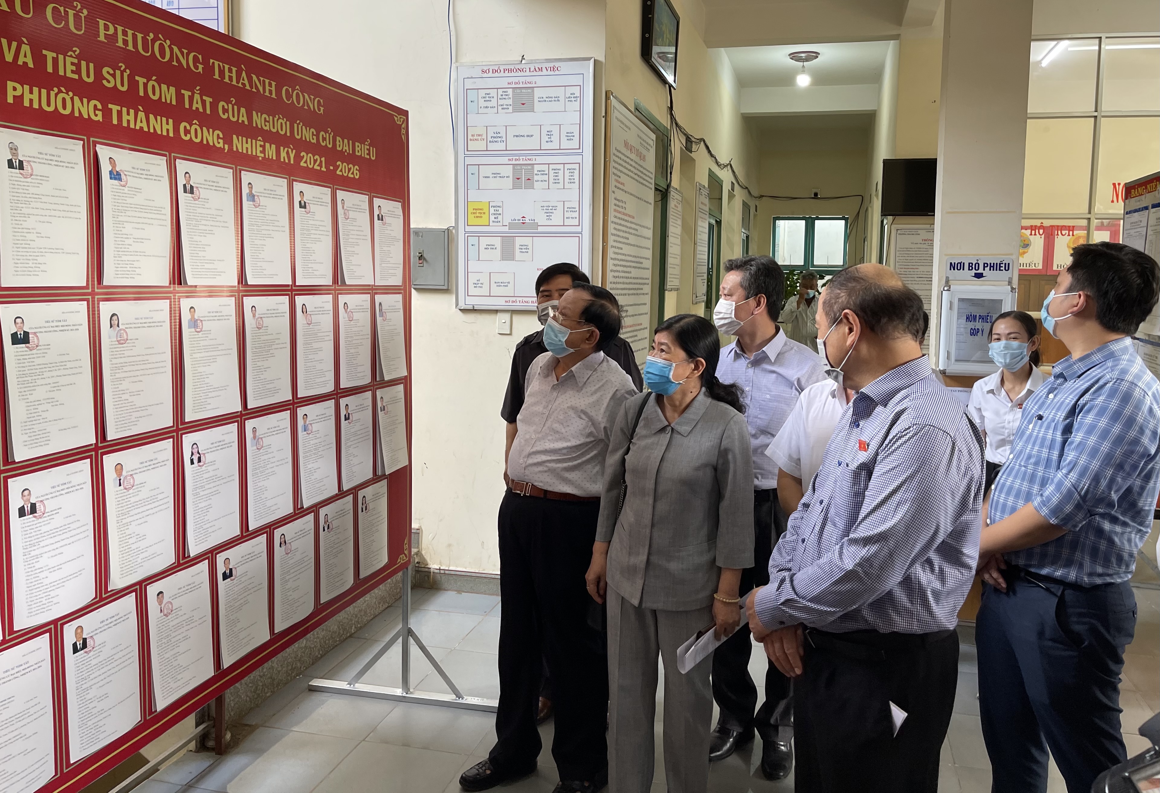 Đoàn giám sát, kiểm tra của Hội đồng bầu cử quốc gia làm việc tại Đắk Lắk